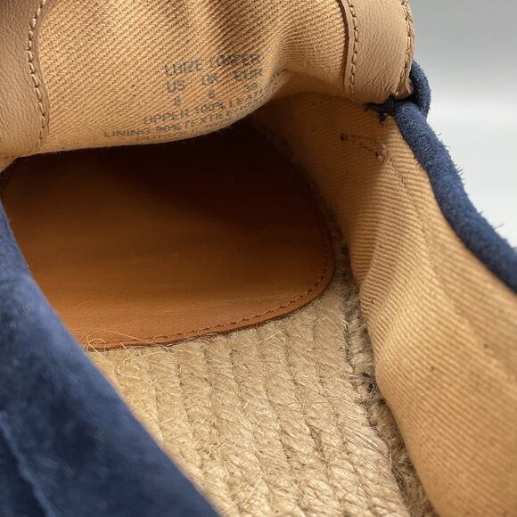 Lauren Ralph Lauren Women’s Luize Espadrille Flat Loafers Navy Size 8 - Picture 5 of 11